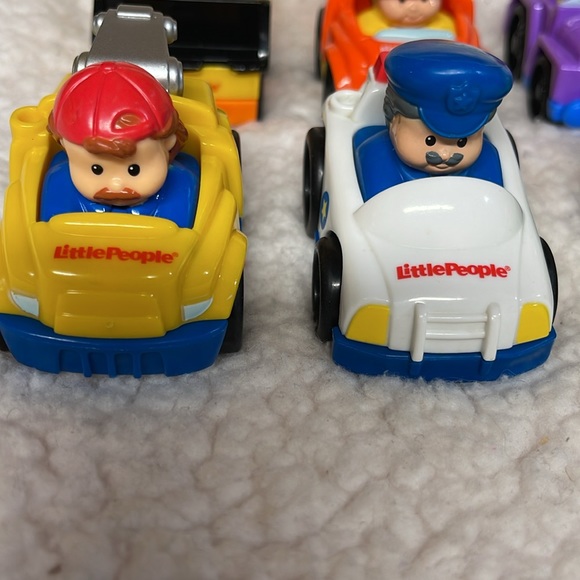Lot of Fisher Price Vehicles w/ attached characters- 8 Total - Little People - Picture 2 of 8